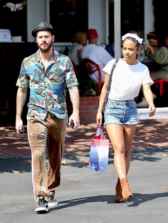 Christina Milian et son compagnon M. Pokora sont allés faire des courses chez Fred Segal à West Hollywood, le 11 mai 2019.