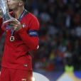 Cristiano Ronaldo a remporté la première édition de la Ligue des nations avec son équipe du Portugal, à Porto, le 9 juin 2019.