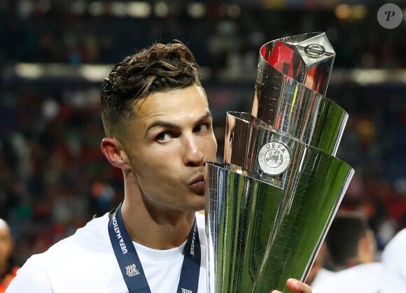 Cristiano Ronaldo a remporté la première édition de la Ligue des nations avec son équipe du Portugal, à Porto, le 9 juin 2019.