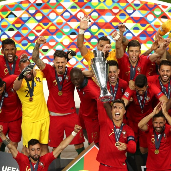 Cristiano Ronaldo a remporté la première édition de la Ligue des nations avec son équipe du Portugal, à Porto, le 9 juin 2019.