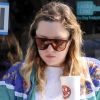 Exclusif - Amanda Bynes est allée acheter une pizza à Los Angeles le 15 novembre 2018.