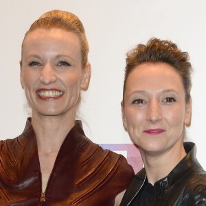 Alexandra Lamy et sa soeur Audrey Lamy - Avant-Premiére du film "Ce soir je vais tuer l' assassin de mon fils" à l'Elysée Biarritz à Paris le 24 mars 2014.