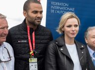 Charlene de Monaco : Glamour en perfecto en cuir, avec Tony Parker