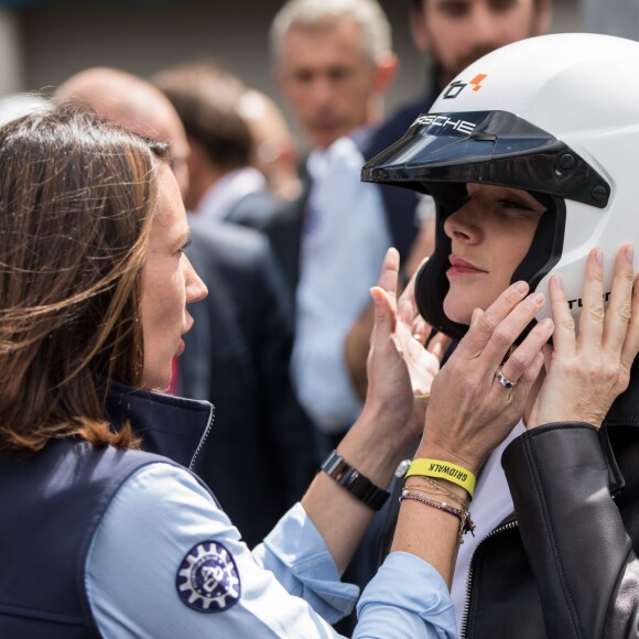 La princesse Charlene de Monaco, ambassadrice de la campagne de prévention routière 3500lives, donnera le départ des 24 heures du Mans le 15 juin 2019.  © Cyril Moreau / Bestimage