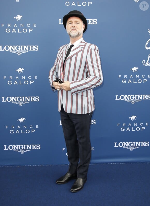 Darren Tullet au Prix de Diane Longines à l'hippodrome de Chantilly, le 16 juin 2019. © Marc Ausset-Lacroix/Bestimage