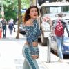 Bella Thorne défile devant les photographes dans les rues de New York, le 14 juin 2019.
