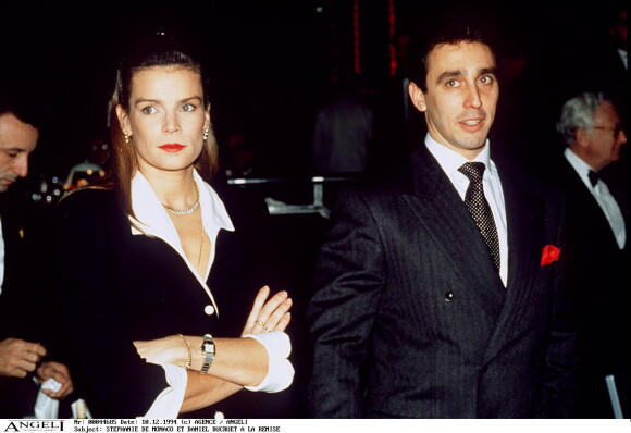 La princesse Stéphanie de Monaco et Daniel Ducruet en décembre 1994 à Monaco.