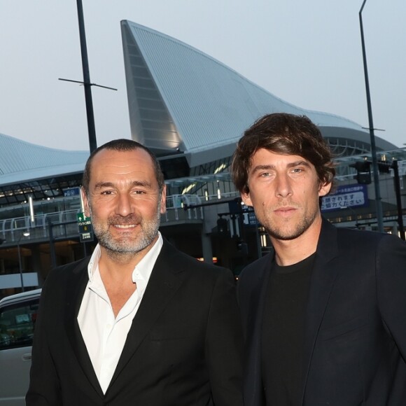 Exclusif - Gilles Lellouche et Hugo Sélignac lors du 27e Festival du Film Français au Japon organisé par Unifrance à Yokohama, au Japon, le 20 juin 2019. © Laurent Campus/Bestimage