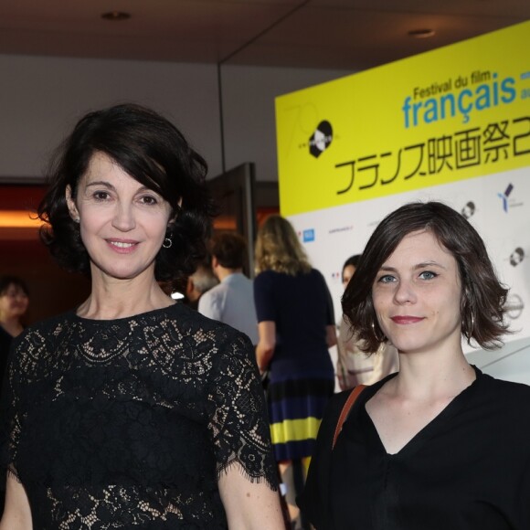 Exclusif - Zabou Breitman et Eléa Gobbé-Mévellec lors du 27e Festival du Film Français au Japon organisé par Unifrance à Yokohama, au Japon, le 20 juin 2019. © Laurent Campus/Bestimage