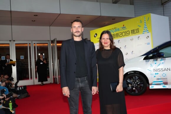 Exclusif - Sébastien Marnier et Caroline Bonmarchand lors du 27e Festival du Film Français au Japon organisé par Unifrance à Yokohama, au Japon, le 20 juin 2019. © Laurent Campus/Bestimage
