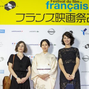 Elea Gobbe-Mevellec, Miki Nakatani et Zabou Breitman lors du 27e Festival du Film Français au Japon organisé par Unifrance à Yokohama, au Japon, le 20 juin 2019. © Rodrigo Reyes Marin/Zuma Press/Bestimage