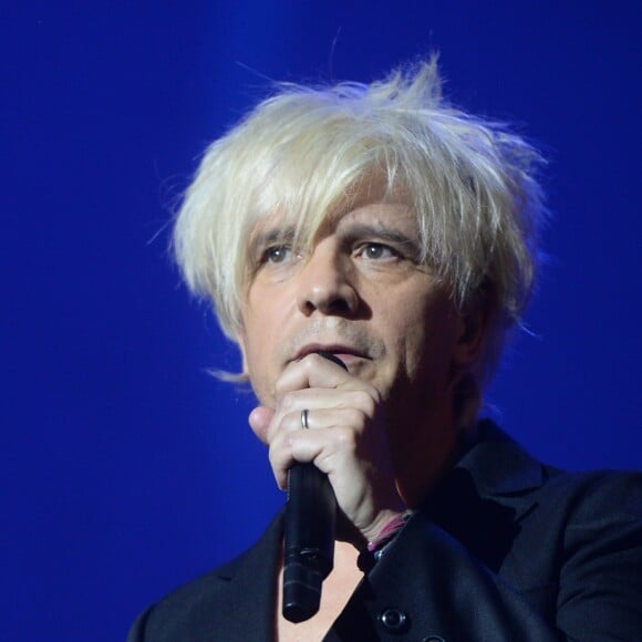 Nicola Sirkis - Indochine (Grand Prix de la chanson française) - Grand Prix Sacem 2018 à la salle Pleyel à Paris présenté par V. Dedienne, le 10 décembre 2018. © Veeren/Bestimage