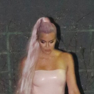 Khloe Kardashian - Arrivée et sortie des célébrités à l'inauguration de la gamme de cosmétiques de Kylie Jenner au Goya Studios à West Hollywood, le 21 mai 2019