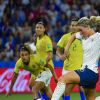 But d'Amandine Henry lors de la 8ème de finale de la Coupe du Monde Féminine de football opposant la France au Brésil au stade Océane au Havre, France, le 23 juin 2019. la France a gagné 2-1a.p. © Pierre Perusseau/Bestimage