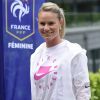 Amandine Henry - Arrivée des joueuses de l'équipe de France de football à Clairefontaine le 21 mai 2019.