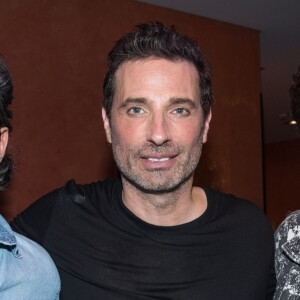 Exclusif - John Mamann, Richard Orlinski et Quentin Mosimann - Backstage du spectacle de Richard Orlinski "Tête de Kong !" à l'Olympia à Paris le 17 juin 2019. © Cyril Moreau-Tiziano Da Silva/Bestimage