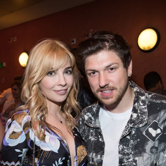 Exclusif - Alix Bénézech, Quentin Mosimann - People en backstage du spectacle de Richard Orlinski "Tête de Kong !" à l'Olympia à Paris le 17 juin 2019. © Cyril Moreau-Tiziano Da Silva/Bestimage
