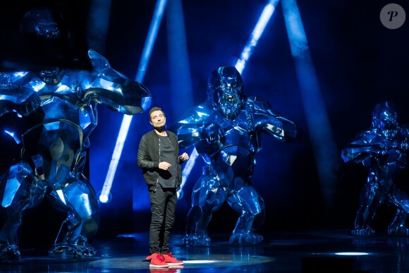 Exclusif - Richard Orlinski - Spectacle de Richard Orlinski "Tête de Kong !" à l'Olympia à Paris le 17 juin 2019. © Cyril Moreau-Tiziano Da Silva/Bestimage