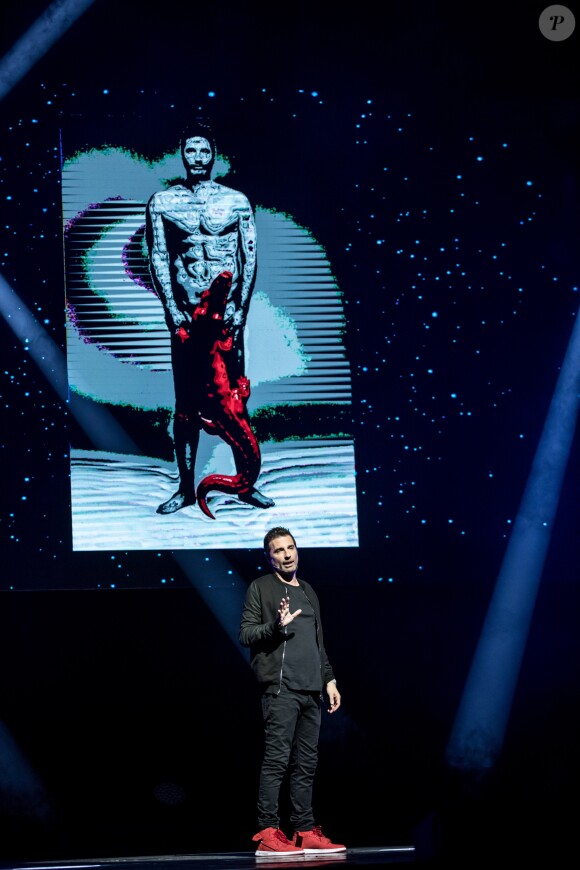 Exclusif - Spectacle de Richard Orlinski "Tête de Kong !" à l'Olympia à Paris le 17 juin 2019. © Cyril Moreau-Tiziano Da Silva/Bestimage
