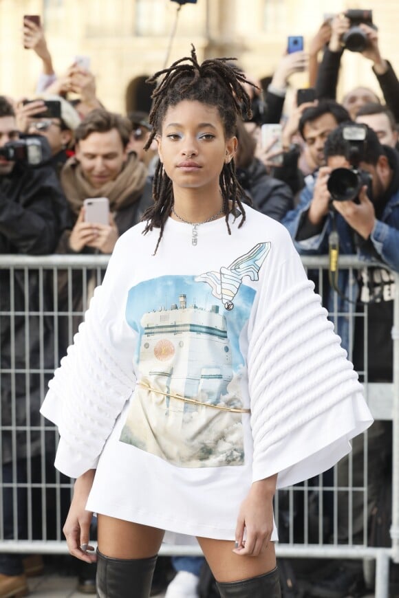 Willow Smith - Arrivée des people au défilé Louis Vuitton collection prêt-à-porter Automne-Hiver lors de la fashion week à Paris, le 5 mars 2019. © Veeren/CVS/Bestimage