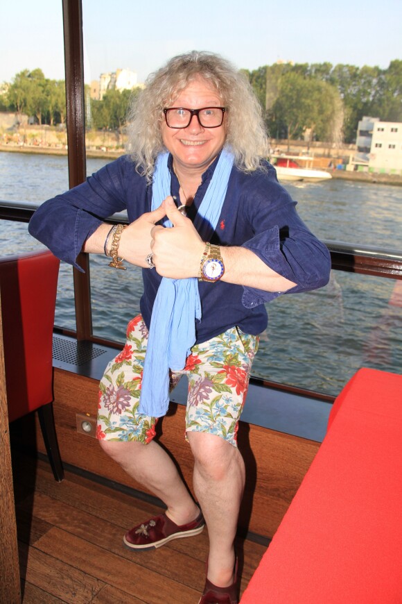 Pierre-Jean Chalençon lors de la soirée de gala de l'élection de Mister Europe Euronations 2019-2020 sur le bateau mouche La Patache à Paris, France, le 26 juin 2019. © Philippe Baldini/Bestimage