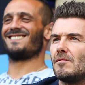 David Beckham lors du match de football de la coupe du monde féminine Norvège / Angleterre au Havre le 27 juin 2019 © Gwendoline Le Goff / Panoramic / Bestimage