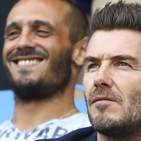 David Beckham lors du match de football de la coupe du monde féminine Norvège / Angleterre au Havre le 27 juin 2019 © Gwendoline Le Goff / Panoramic / Bestimage