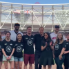 Meghan Markle et le prince Harry au parc olympique de Londres pour un match de baseball, le 29 juin 2019.