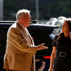 Le prince Harry, duc de Sussex, et Meghan Markle, duchesse de Sussex vont saluer les équipes de baseball "Boston Red Sox" et "New York Yankees" dans leurs vestiaires dans le cadre des Invictus Games 2019 au London Stadium. Londres, le 29 juin 2019.