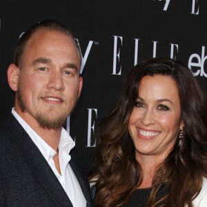 Alanis Morissette et son mari Mario Treadway à la soirée "Elle" à Hollywood, 20 mai 2015.