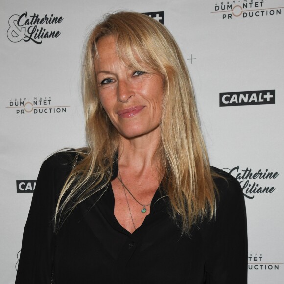 Estelle Lefébure - Soirée du pot de départ de Catherine et Liliane au théâtre Bobino à Paris le 1er juillet 2019.