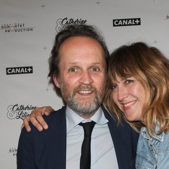 Jean-Marc Dumontet et Daphné Bürki - Soirée du pot de départ de Catherine et Liliane au théâtre Bobino à Paris le 1er juillet 2019.