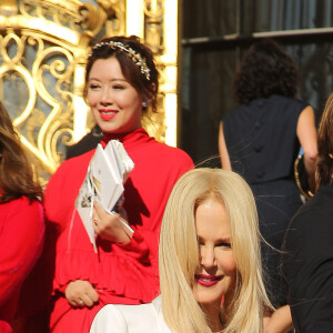 Nicole Kidman et son mari Keith Urban arrivent au défilé Haute Couture Armani Privé collection Automne-Hiver 2019/20 au Petit Palais à Paris, le 2 juillet 2019. © Veeren Ramsamy-Christophe Clovis/Bestimage