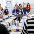 Brigitte Macron, Jean-Michel Blanquer, ministre de l'éducation nationale lors de la réunion des ministres de l'éducation en marge du G7 au centre international d'études pédagogiques à Sèvres le 4 juillet 2019. © Stéphane Lemouton / Bestimage