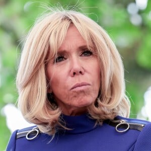 Brigitte Macron lors de la réunion des ministres de l'éducation en marge du G7 au centre international d'études pédagogiques à Sèvres le 4 juillet 2019. © Stéphane Lemouton / Bestimage