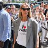 Celine Dion fait un passage dans une boutique Repetto à Paris pendant la fashion week Haute-Couture automne-hiver 2019/2020 le 3 juillet 2019.