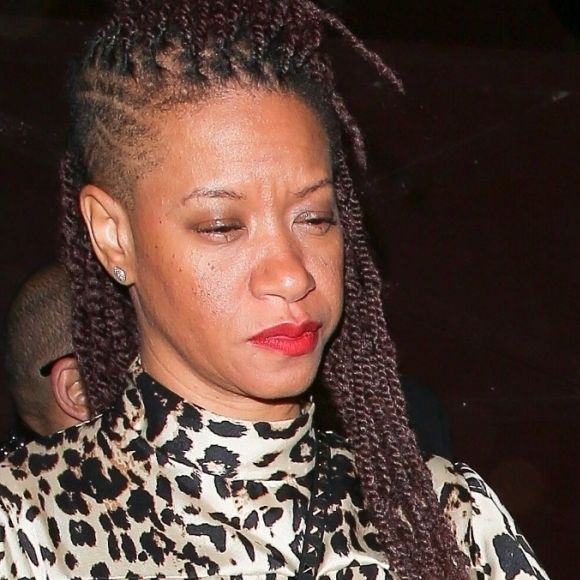 Stevie Wonder quitte le Peppermint nightclub avec sa femme Tomeeka Bracy après avoir fêté son anniversaire entre amis à West Hollywood, le 9 mai 2018