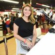 Rachel Legrain-Trapani (Miss France 2007) lors de la soirée de présentation des nouveaux maillots du LOSC par l'équipementier New Balance pour la saison 2019-2020 à Lille le 4 juillet 2019.
