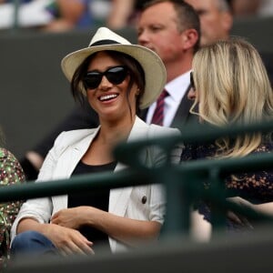 Meghan Markle, duchesse de Sussex - Jour 4 du Tournoi de tennis de Wimbledon 2019 à Londres, Royaume Uni, le 4 juillet 2019.