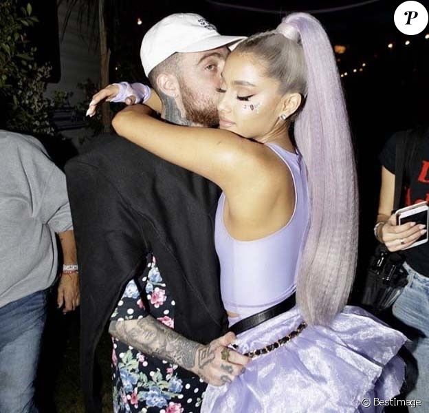 Ariana Grande et Mac Miller en avril 2018.