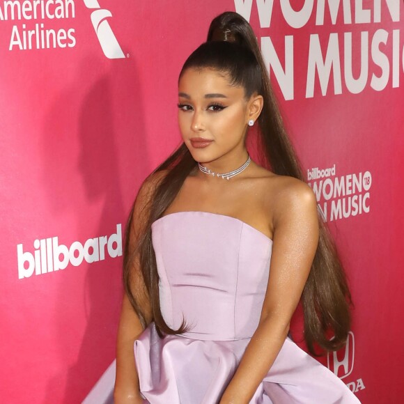 Ariana Grande au photocall de la 13ème édition des "Billboards Annual Women in Music Event" à New York, le 6 décembre 2018.