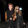 Paris Hilton et Kate Rothschild arrivent à la boîte de nuit "Tape" à Londres, le 27 avril 2016.