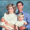 La princesse Diana, le prince Charles et leurs enfants Harry et William en 1984. 