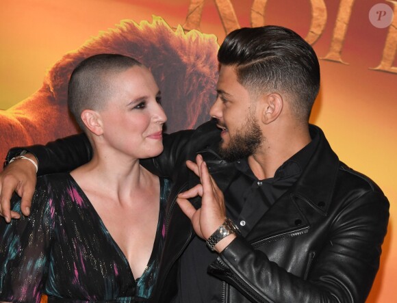 Anne Sila et Rayane Bensetti - Projection exceptionnelle du nouveau Disney "Le Roi Lion" au Grand Rex à Paris le 11 juillet 2019. © Coadic Guirec/Bestimage