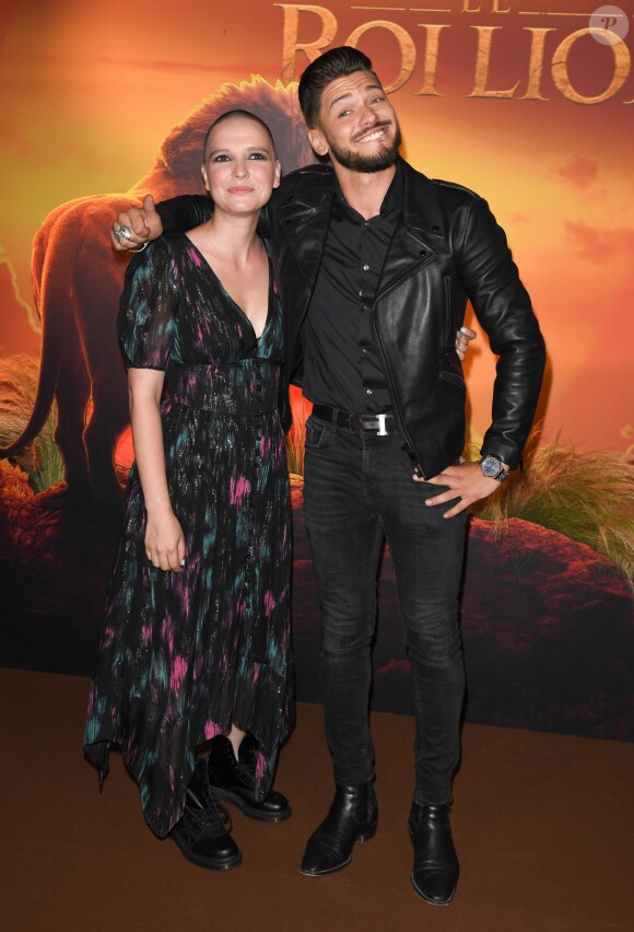 Anne Sila et Rayane Bensetti - Projection exceptionnelle du nouveau Disney "Le Roi Lion" au Grand Rex à Paris le 11 juillet 2019. © Coadic Guirec/Bestimage