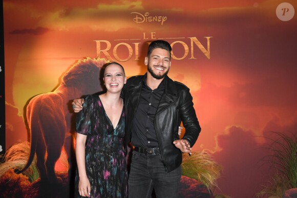 Anne Sila et Rayane Bensetti - Projection exceptionnelle du nouveau Disney "Le Roi Lion" au Grand Rex à Paris le 11 juillet 2019. © Coadic Guirec/Bestimage