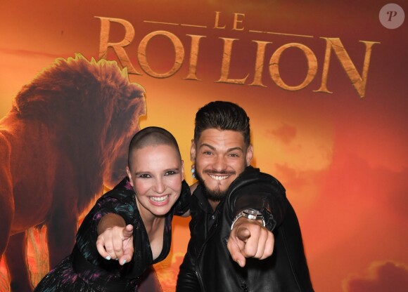 Anne Sila et Rayane Bensetti - Projection exceptionnelle du nouveau Disney "Le Roi Lion" au Grand Rex à Paris le 11 juillet 2019. © Coadic Guirec/Bestimage