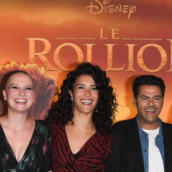 Rayane Bensetti, Anne Sila, Sabrina Ouazani, Jamel Debbouze et Jean Reno - Projection exceptionnelle du nouveau Disney "Le Roi Lion" au Grand Rex à Paris le 11 juillet 2019. © Coadic Guirec/Bestimage