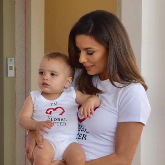Eva Longoria lors de l'inauguration de la Global Gift House pour les enfants dans le besoin à Marbella le 12 juillet 2019