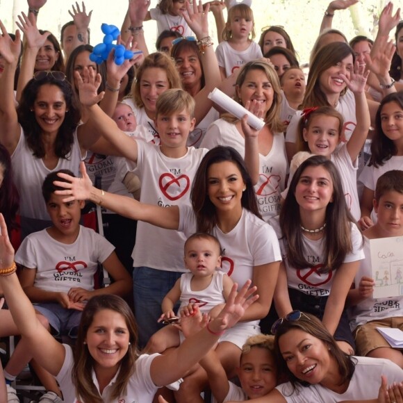 Eva Longoria lors de l'inauguration de la Global Gift House pour les enfants dans le besoin à Marbella le 12 juillet 2019